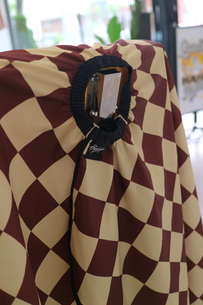Check Burgundy